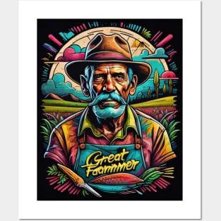 Great farmer in the world Posters and Art